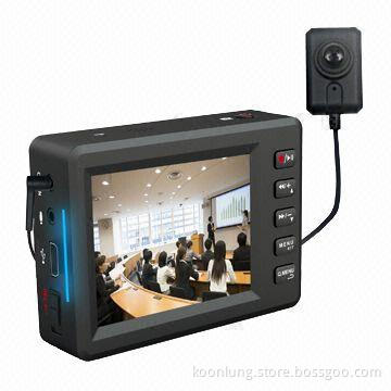 Spy Camera with 2.5-inch LCD, D1 High Resolution Pin-hole Wearable Camera and Remote Control